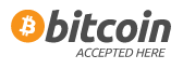 We accept BitCoin